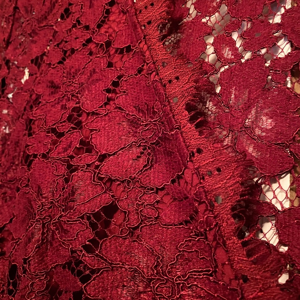 Wayf Maroon Dress - Picture 2 of 5